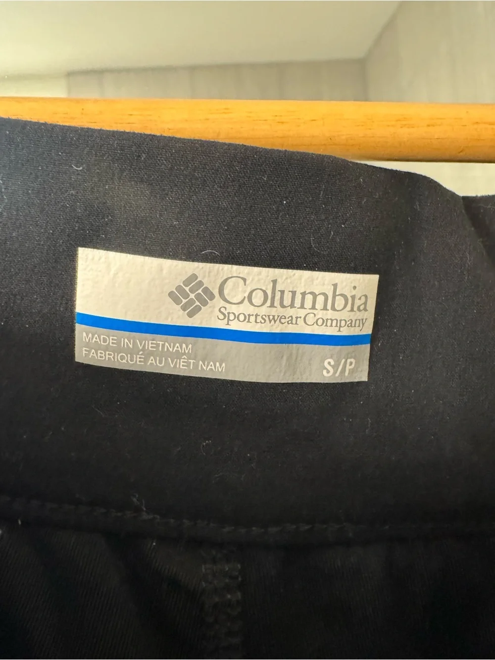 Columbia Black Mini Skort with Drawstring Hem